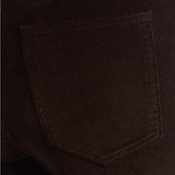 FRAME LE EASY FLARE CORDUROY JEANS ESPRESSO 33 (14) NWT - Picture 6 of 10